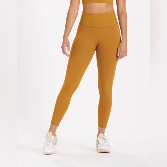 Vuori Rib studio legging in dark golden. Small. EUC. - Picture 13 of 15